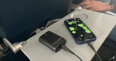 powerbank på flygplan