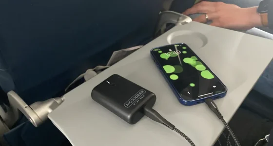 powerbank på flygplan
