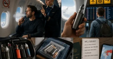 Vape på flyget regler, packning och vad som gäller utomlands